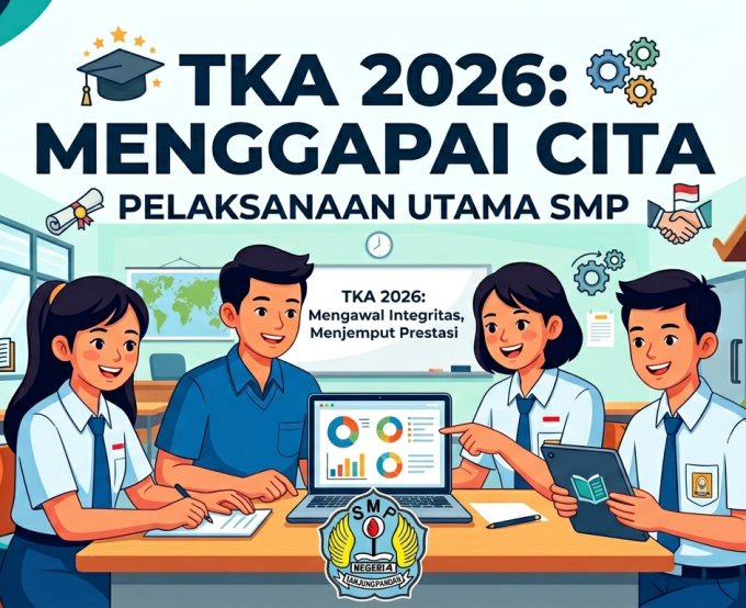 Pelaksanaan Utama TKA 2026: Mengawal Integritas, Menjemput Prestasi di SMP Negeri 4 Tanjungpandan